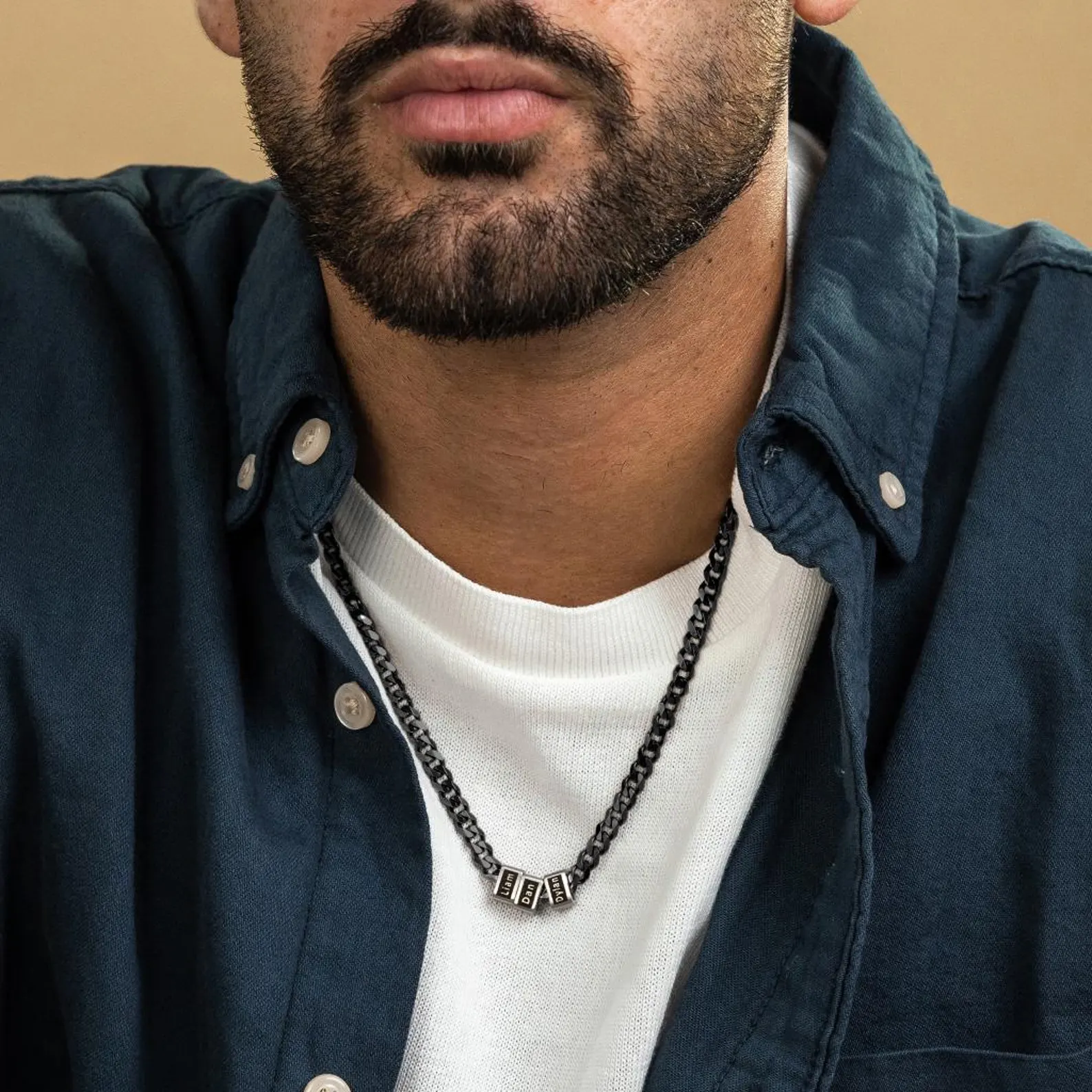 Custom Father Necklace, Personalized Family Necklace, Kids’ Name Jewelry, Engraved Dad Gift, Gift for Father's Day Valentine's Day