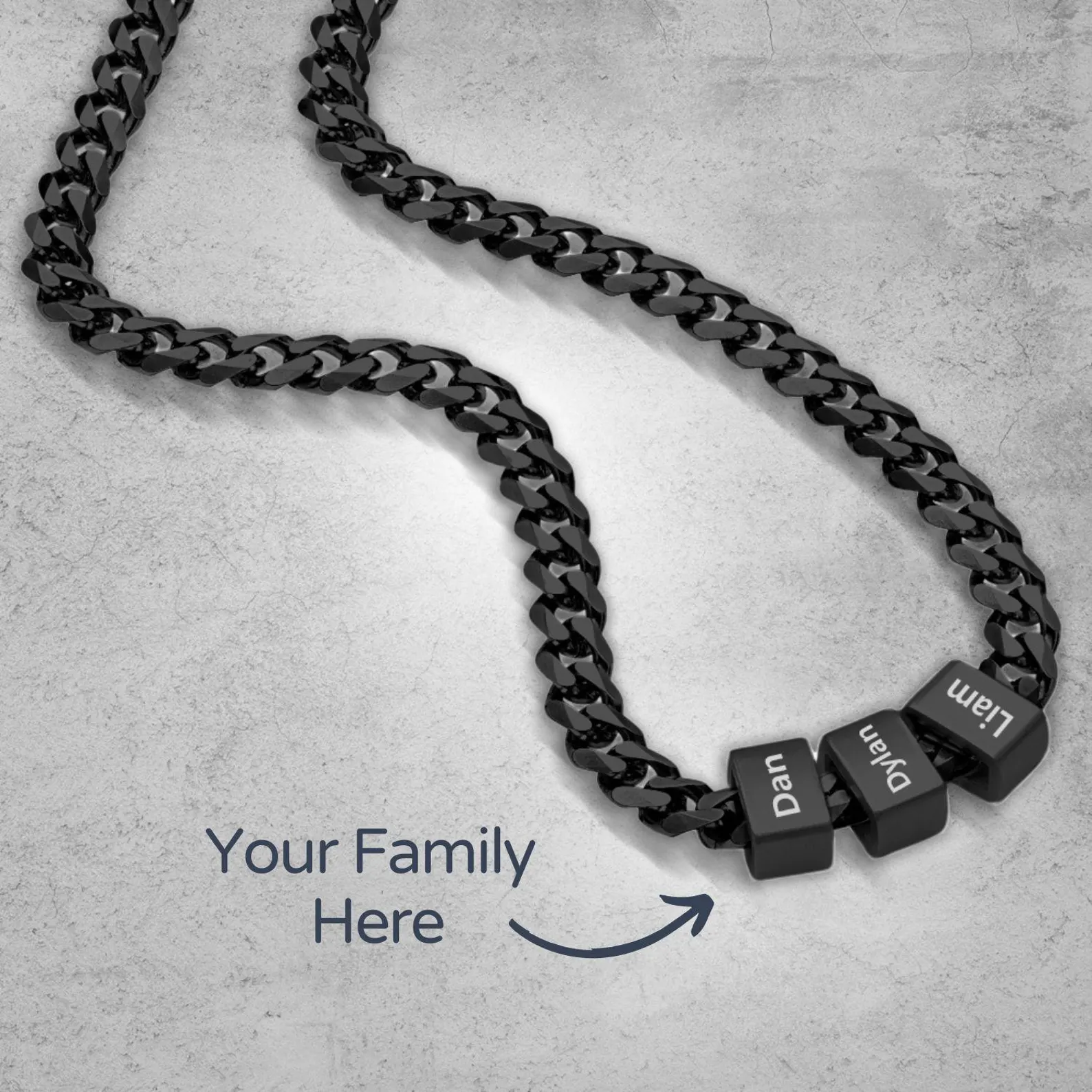 Personalized Gold Necklace for Dad,Custom Name Necklace for Dad,Gold Name Necklace Gift,Name Necklace,Gift for Father's Day Valentine's Day